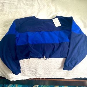 Buff bunny blue journey crop